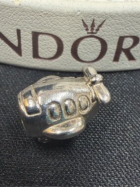 Authentic Pandora Silver Airplane Travel Charm